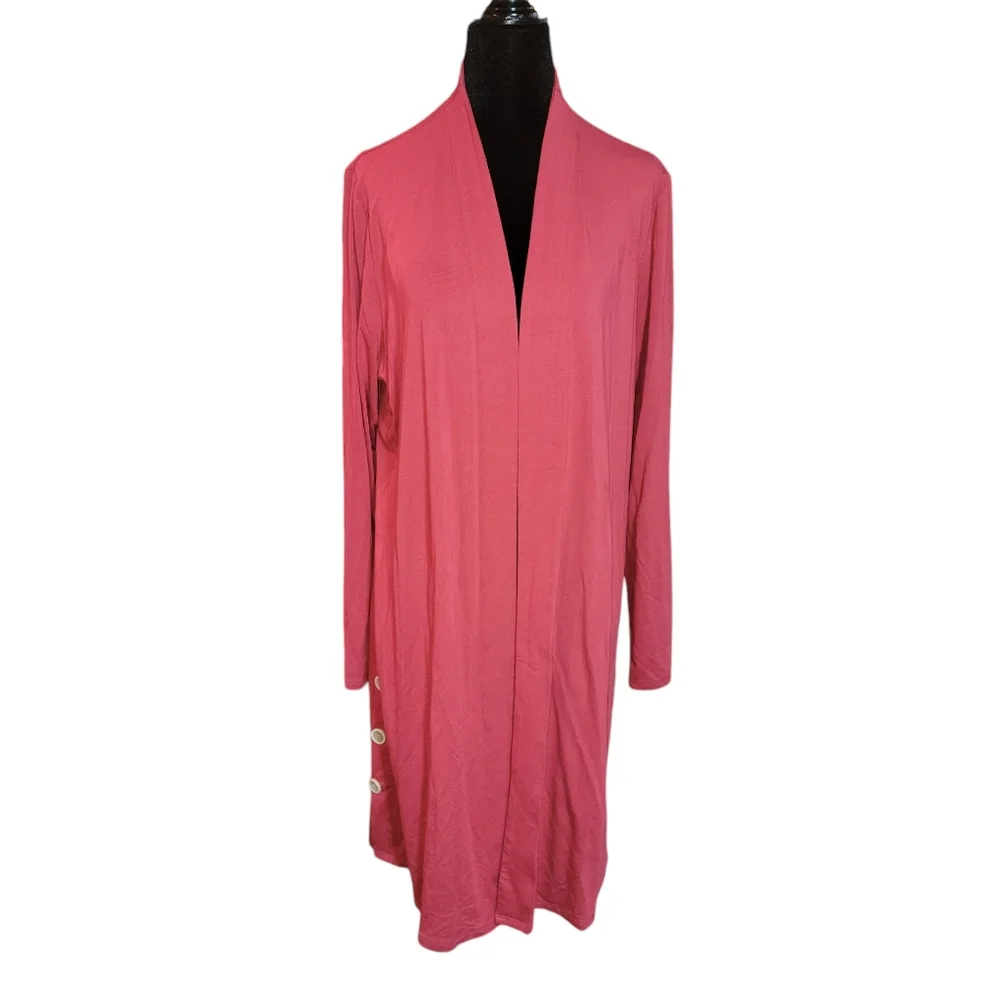 NWT J Jill Womens Cardigan Long Size L - Picture 1 of 8